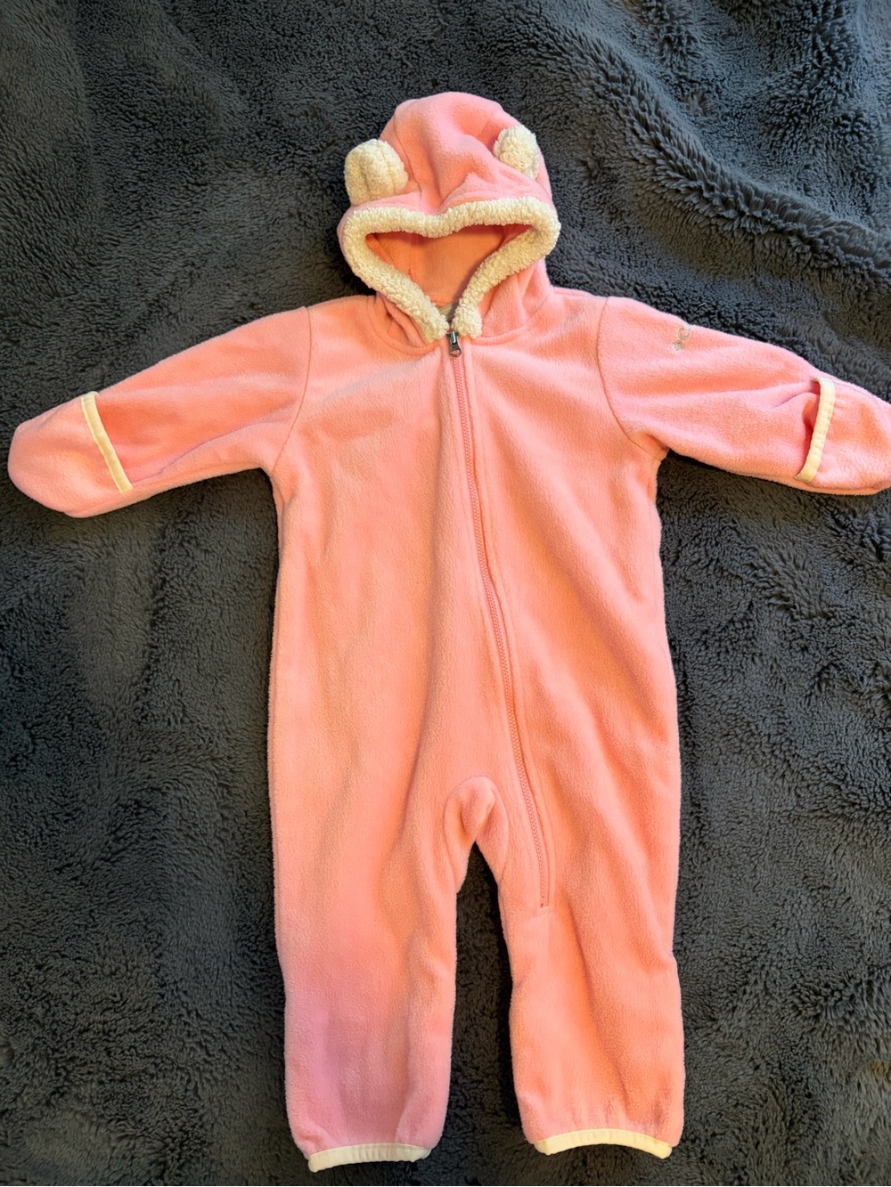 Columbia Tiny Bear II Bunting Fleece Onesie